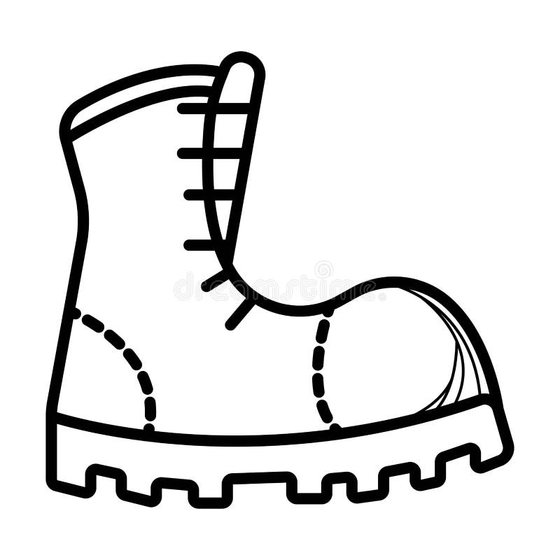 Boot icon vector stock vector. Illustration of boot - 142388096