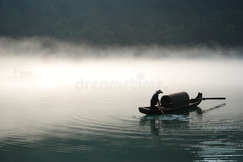 Bootfahrt im Nebel