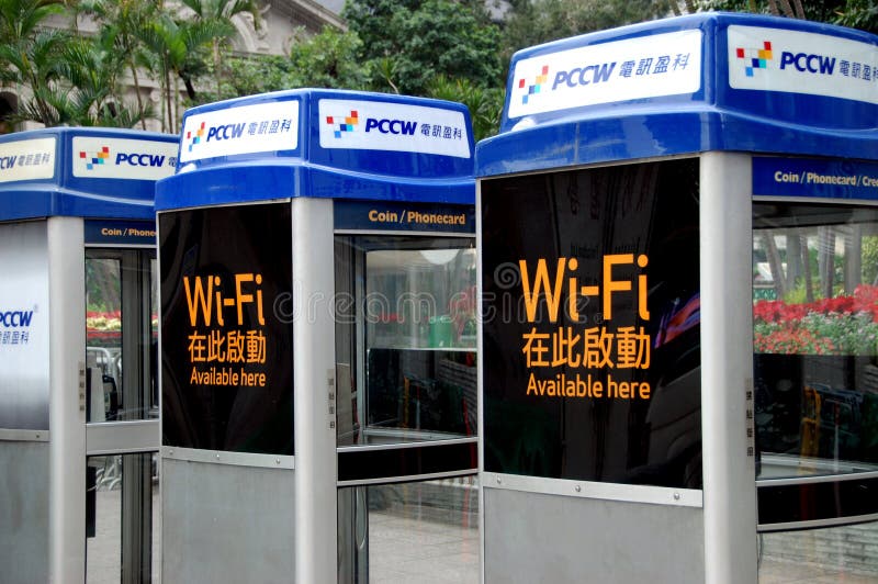 Booths fi Hong kong telefonu społeczeństwa wi