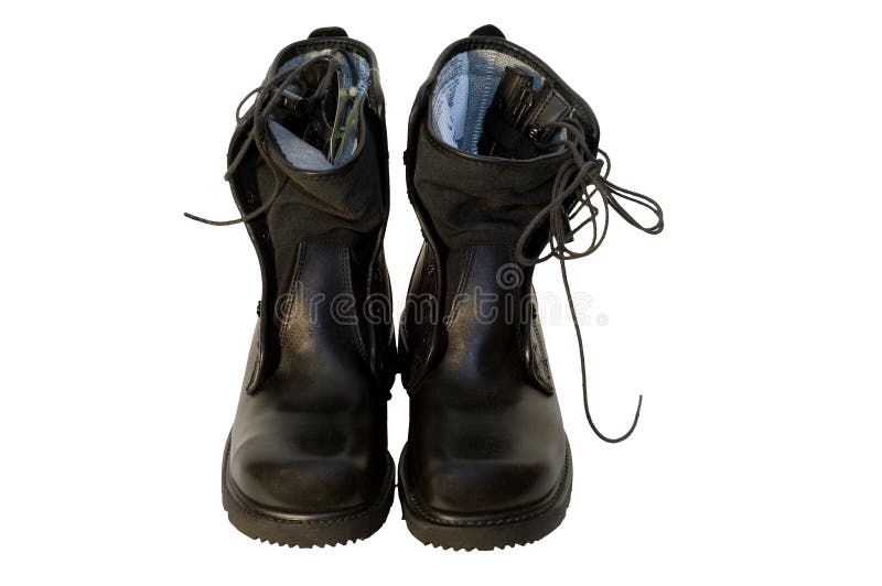 Paramedic EMS boots stock image. Image of boots, side 8459229