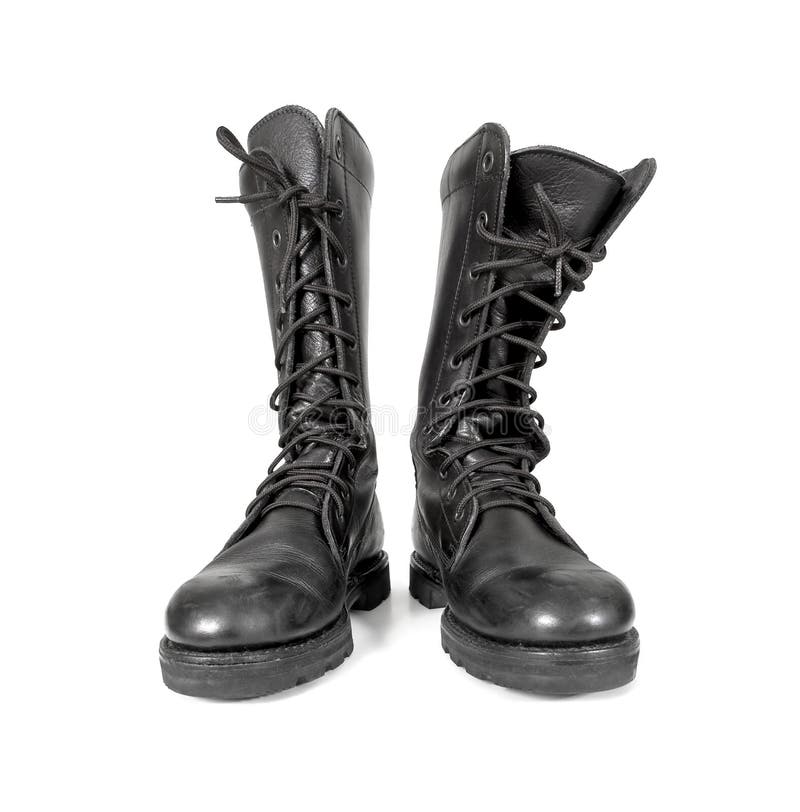 Army Boots stock image. Image of feminine, scale, uniform - 28133677