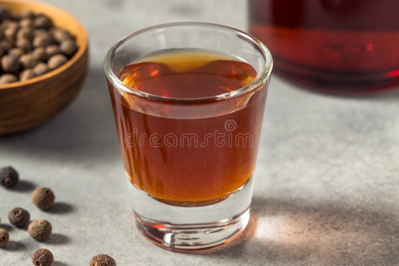 Boozy Allspice Dram Liquor stock photo. Image of syrup 253097660