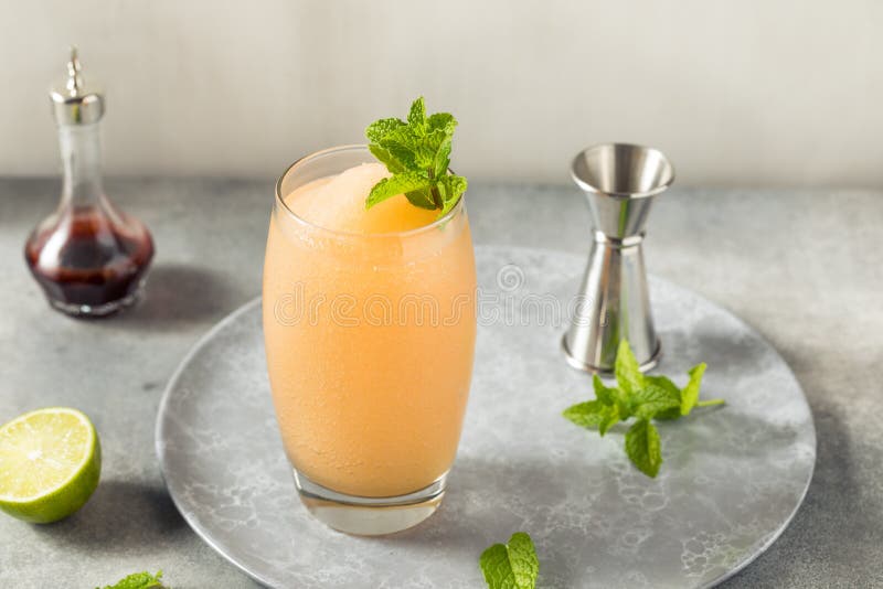 Boozy Frozen Rum Planters Punch Stock Photo Image of vodka, lemon