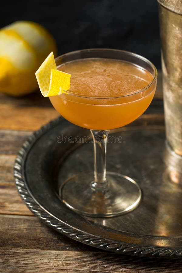 Boozy Refreshing Brandy Champs Elysees Cocktail Stock Photos Free