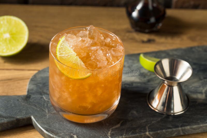 Boozy Refreshing Corn and Oil Rum Cocktail Stock Photo Image of cool