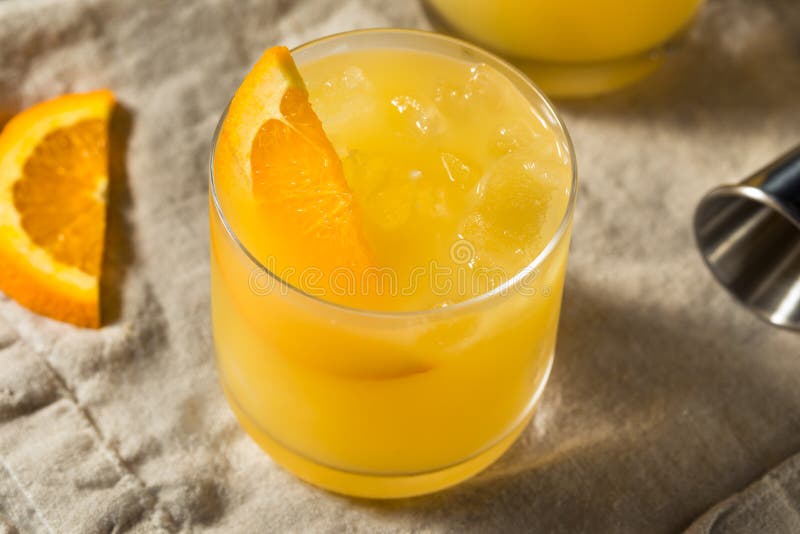 Boozy Vodka Brass Monkey Cocktail Stock Photo Image of orange, cool