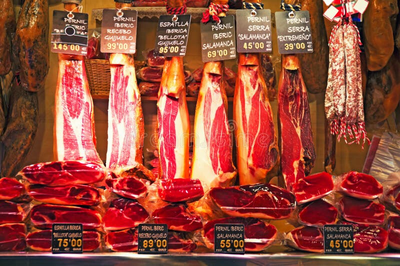 Boqueria Market in Barcelona.