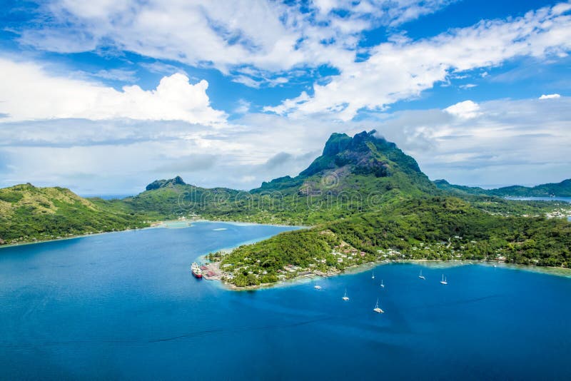 Bora Bora, beautiful Island in South Pacific Ocean