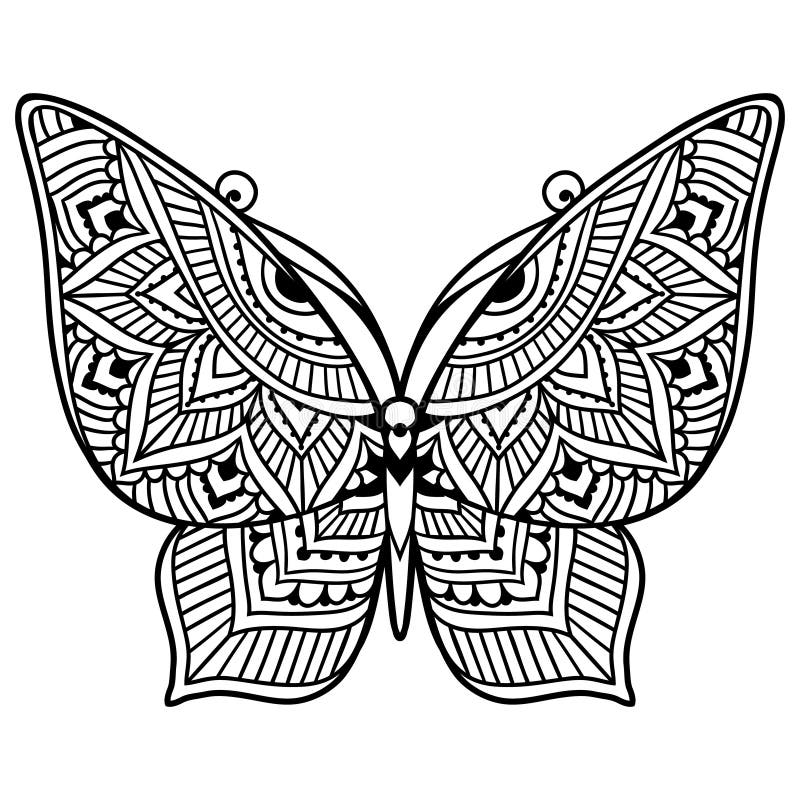 Desenho de Mandala borboleta para Colorir - Colorir.com  Coloriage mandala,  Coloriage papillon, Mandala papillon