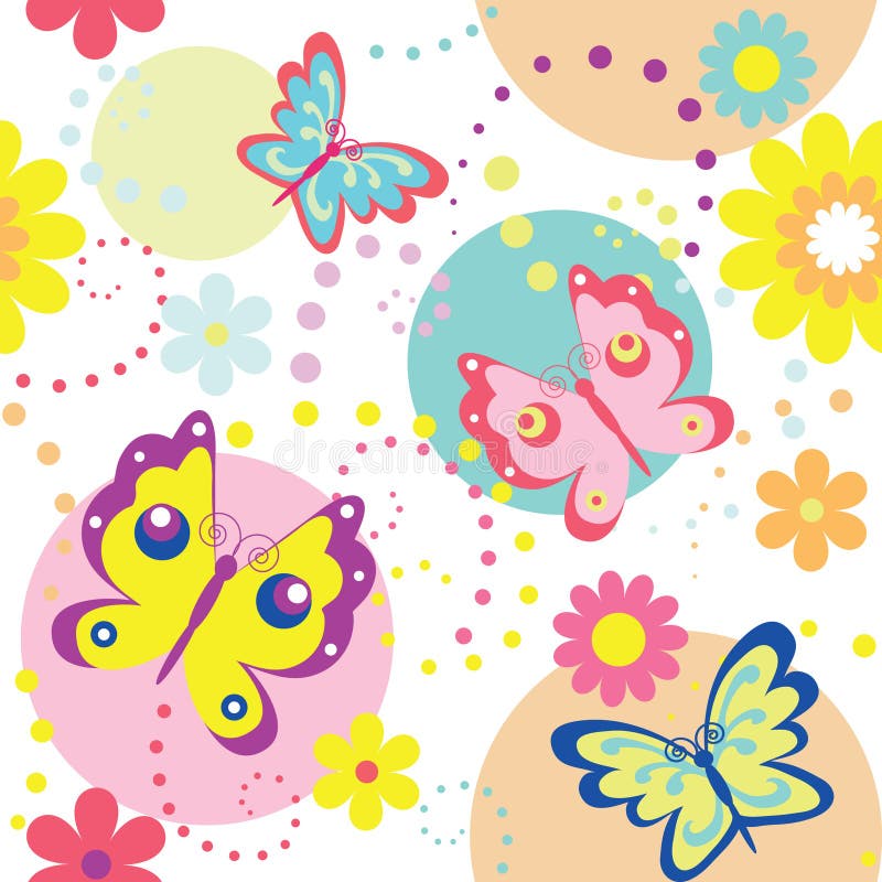 Borboletas ilustração royalty free