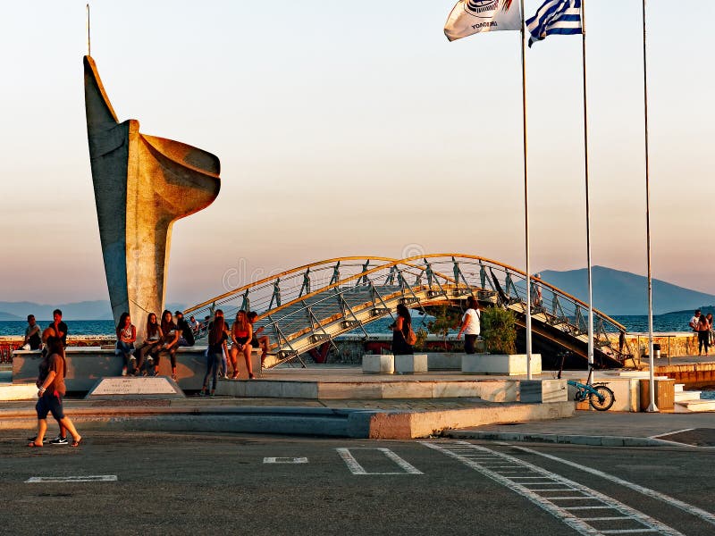 Bord de mer de Volos, Grèce photographie stock libre de droits Bord de mer de Volos, Grèce photographie stock libre de droits