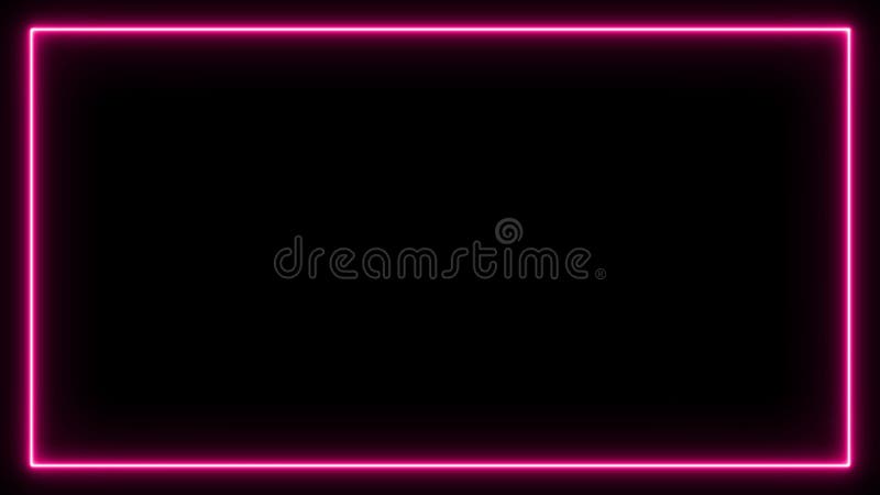 Borda da webcam roxa neon em fundo preto com linha de brilho facecam