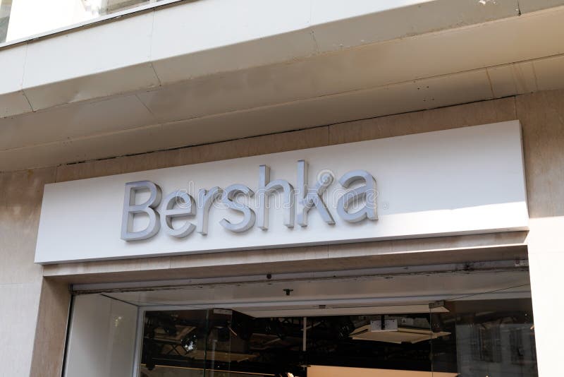 Bershka Logo Brand Wall Boutique and Sign Text Front of Store Fashion ...