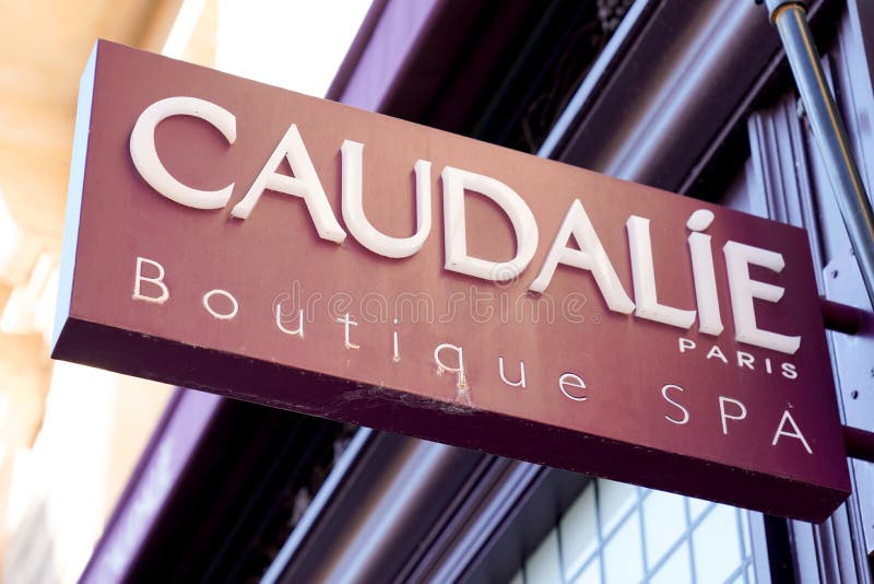 Caudalie Logo Brand and Sign Text Front of Store Fashion Clothes ...