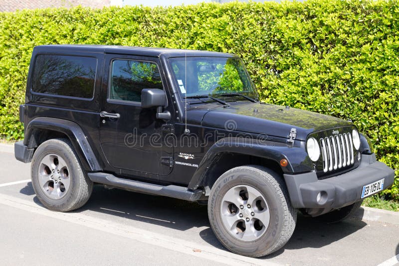 Jeep Wrangler Black American Off-road Vehicle on Street Editorial Stock  Image - Image of modern, brand: 246068874