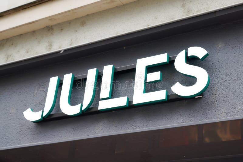 Jules Logo in Front of Their Shop for Lyon. Jules is a French Fashion ...