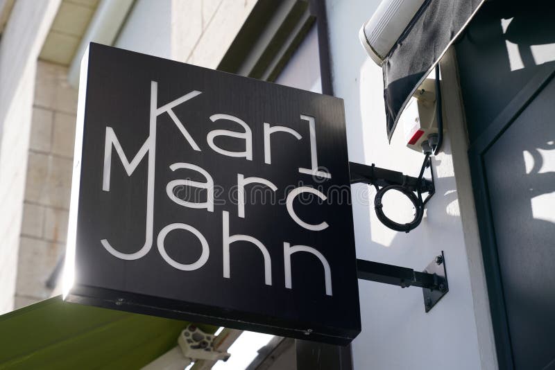 Bordeaux , Aquitaine / France - 02 15 2020 : Karl Marc John Logo Sign ...