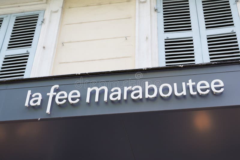 La Fee Maraboutee Text Sign and Logo Front of Women Store Boutique for ...