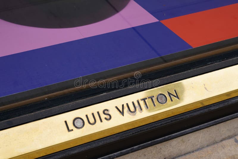 Louis Vuitton Sign Text and Brand Logo on Facade Store Luxury Clothing  Luggage in Editorial Stock Image - Image of character, fashion: 232360674