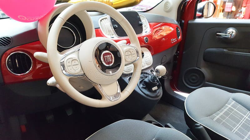 Fiat 500 Interior Editorial Image Image Of Italian 130531895