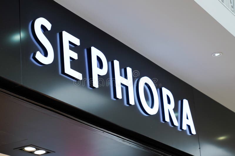 Bordeaux , Aquitaine / France - 09 23 2019 : Sephora shop French brand store and chain of cosmetics stock photos Bordeaux , Aquitaine / France - 09 23 2019 : Sephora shop French brand store and chain of cosmetics stock photos