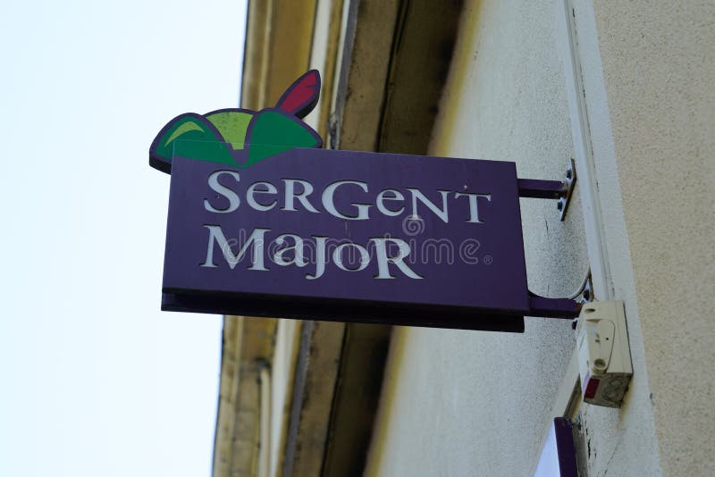 Bordeaux , Aquitaine / France - 07 17 2020 : sergent major text and logo store sign for shop chain of clothing stores specialized. Bordeaux , Aquitaine / France stock images Bordeaux , Aquitaine / France - 07 17 2020 : sergent major text and logo store sign for shop chain of clothing stores specialized. Bordeaux , Aquitaine / France stock images