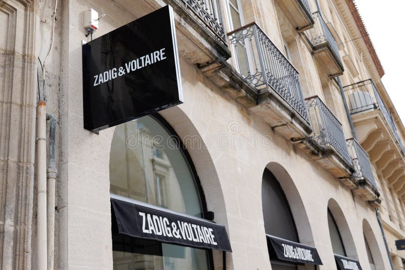 Bordeaux , Aquitaine / France - 10 06 2019 : Sign Zadig and Voltaire ...