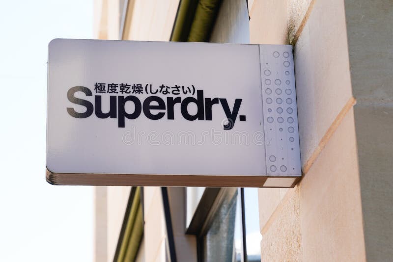 Superdry Logo and Text Sign Shop Brand of Store British International  Branded Clothing Editorial Image - Image of great, brand: 204626230