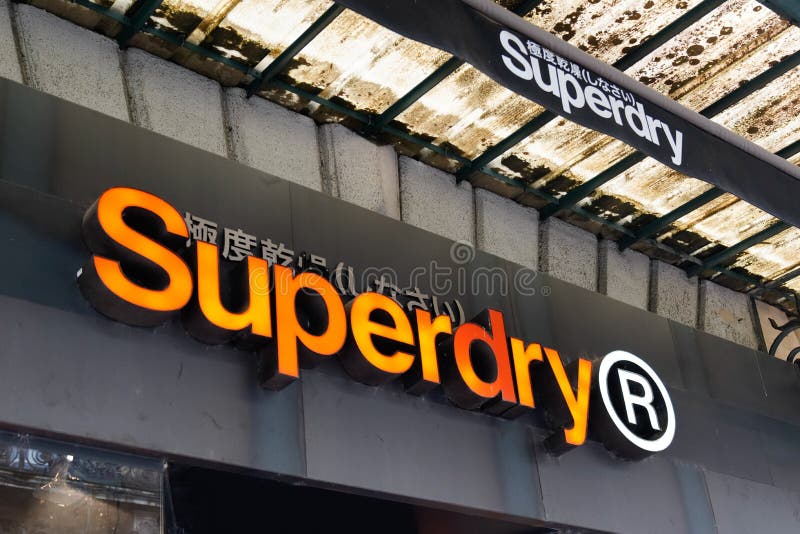 Superdry Store Front Brand Logo Sign Shop Branded Clothing Company