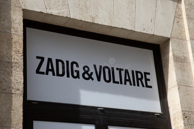 Zadig & Voltaire Logo Brand and Text Sign on Smart Car Limited Edition ...