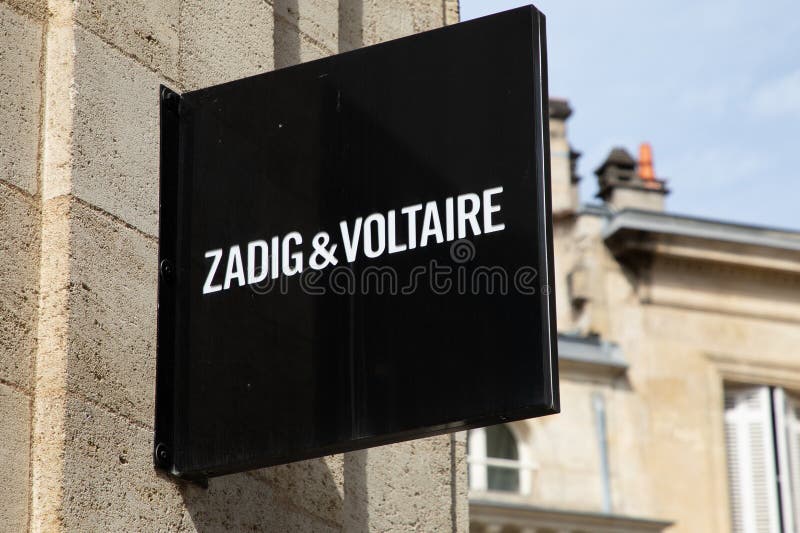 Zadig & Voltaire Logo Brand and Text Sign on Smart Car Limited Edition ...