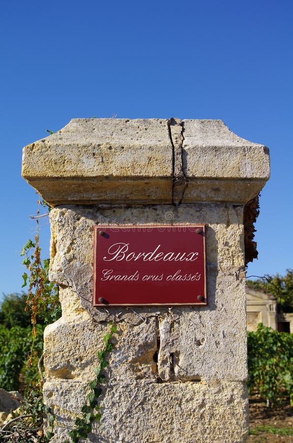 Bordeaux. Grands crus classes