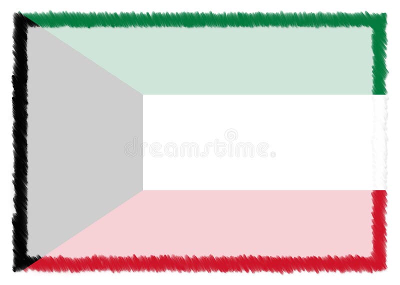 Bạn đang tìm kiếm những hình ảnh đặc trưng về lá cờ Kuwait cực đẹp? Hãy ngắm nhìn tác phẩm minh họa trên! Chắc chắn bạn sẽ bị cuốn hút bởi sự uyển chuyển và hoàn hảo trong chi tiết của lá cờ này.