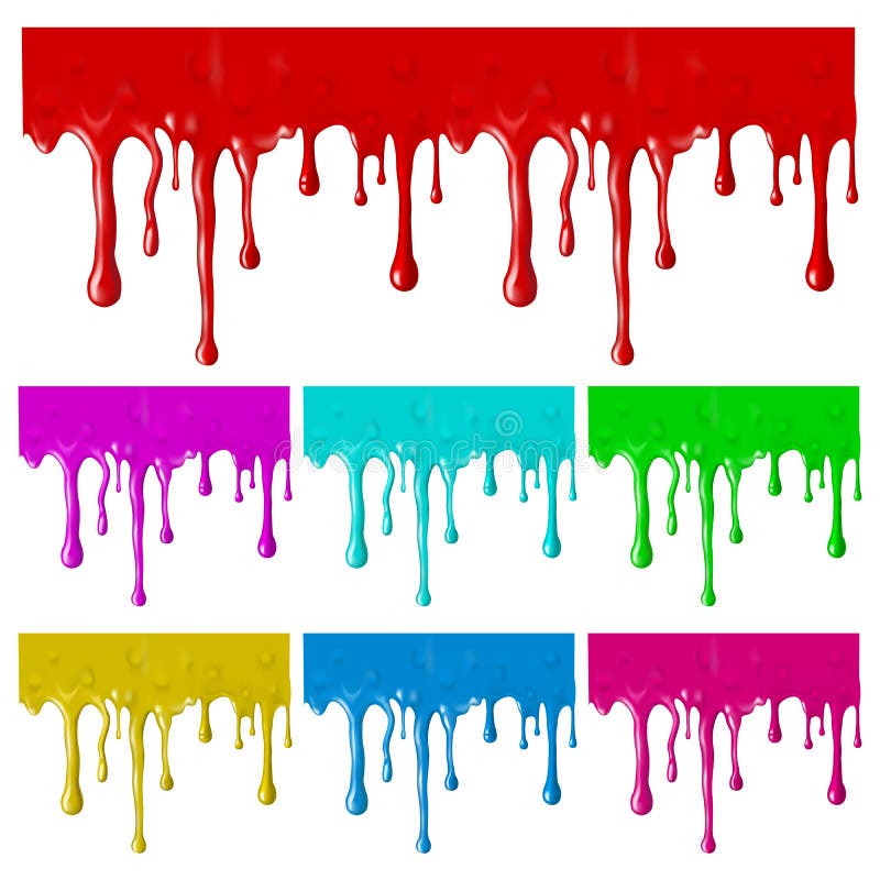 Rainbow Paint Drips Stock Illustrations 296 Rainbow Paint Drips Stock