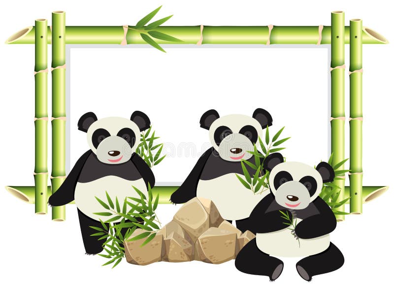 Cute Anumal Bordr / Frame With Panda. Royalty Free SVG, Cliparts, Vectors,  and Stock Illustration. Image 38908528.