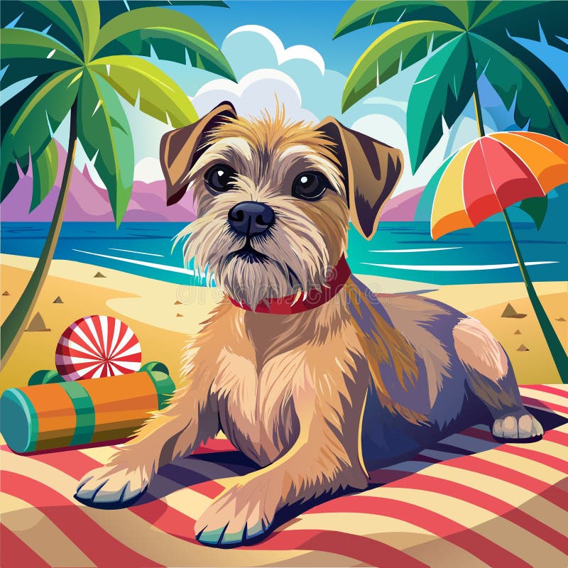 Border Terrier Umbrella Border Terrier Umbrella