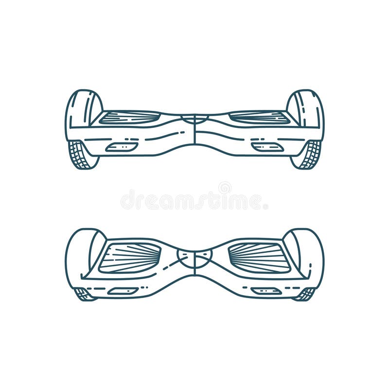 Bordi di librazione di vettore nello stile lineare royalty illustrazione gratis Bordi di librazione di vettore nello stile lineare royalty illustrazione gratis