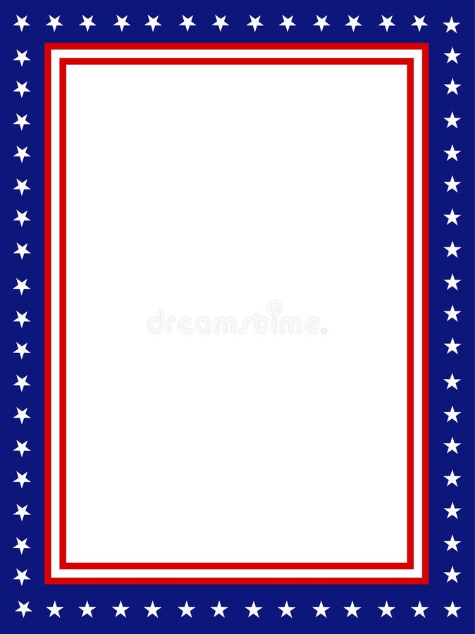 Bordo/blocco per grafici patriottici