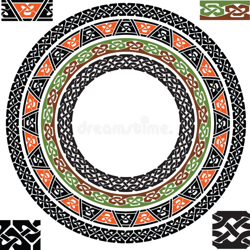 Celtic Abstract Texture Ornament - Seamless Background Vector. Celtic Abstract Texture Ornament - Seamless Background Vector