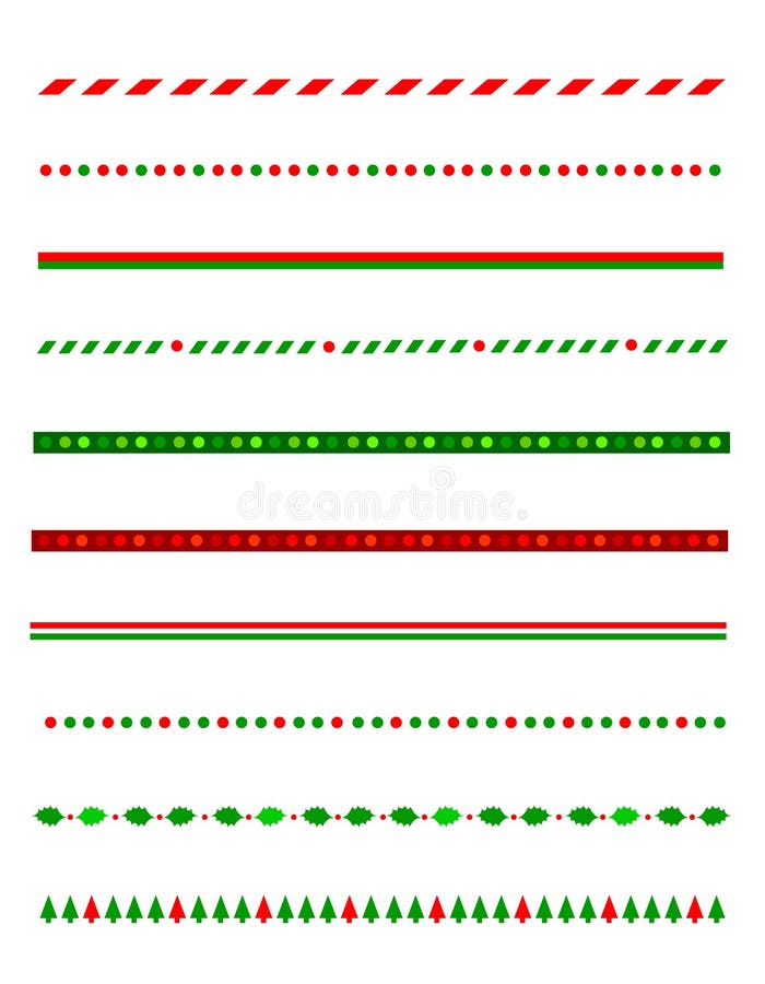 Bordo/divisore di natale illustrazione di stock Bordo/divisore di natale illustrazione di stock