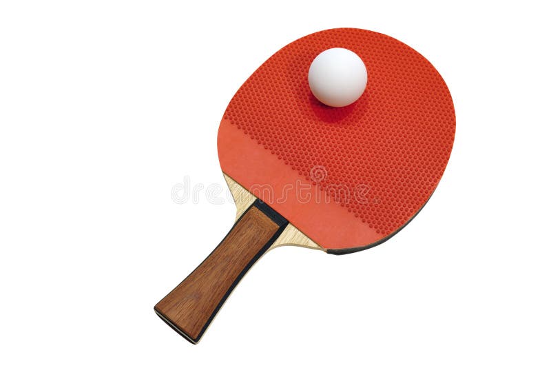 Bordtennisracket med en boll fotografering för bildbyråer Bordtennisracket med en boll fotografering för bildbyråer