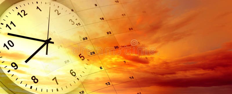 Borduhr und Kalender