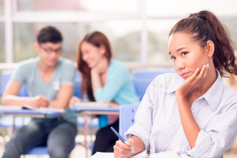 Bored college student royalty free stock images Bored college student royalty free stock images