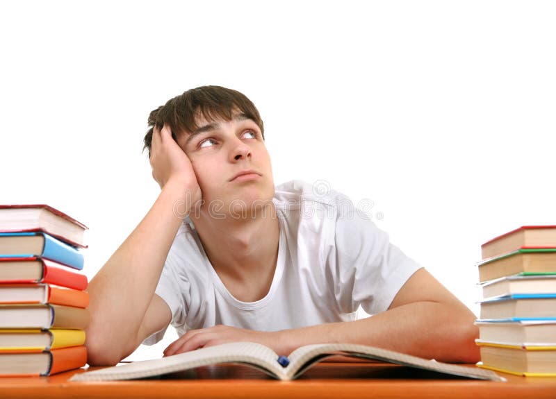Bored Student stock images