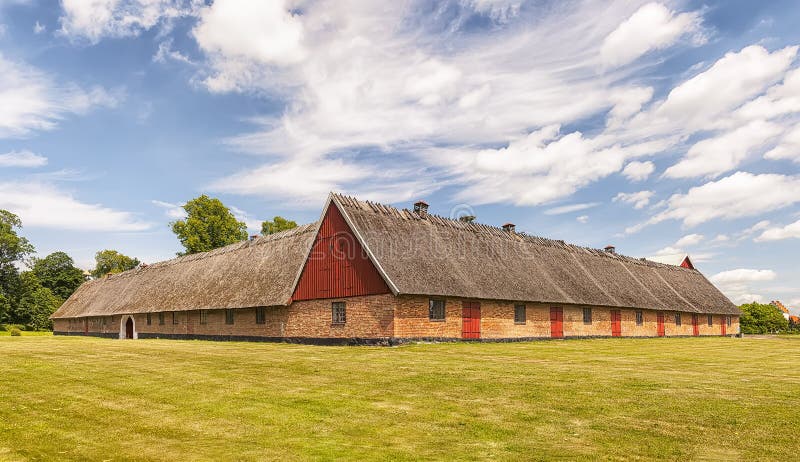 Borgeby Slott Stables stock image Borgeby Slott Stables stock image