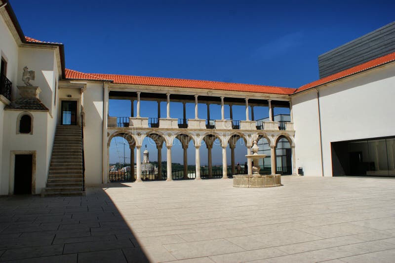 Borggård av museet Machado royaltyfria foton