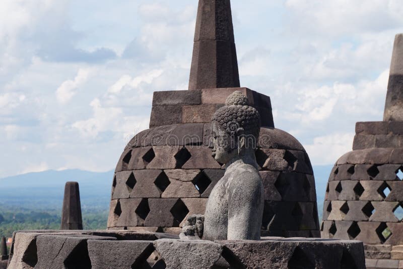 borobudur Buddha statuy świątynia obrazy royalty free borobudur Buddha statuy świątynia obrazy royalty free