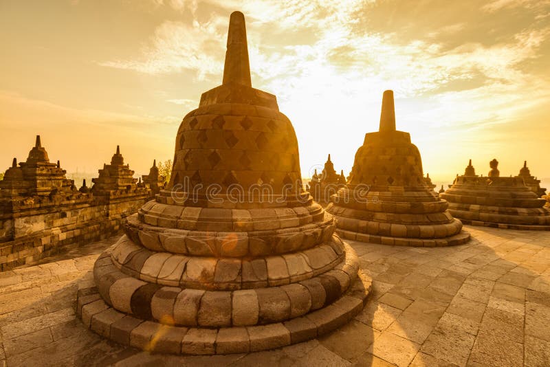 Borobudur-Tempel, buddhistisches stupa lizenzfreie stockfotografie Borobudur-Tempel, buddhistisches stupa lizenzfreie stockfotografie
