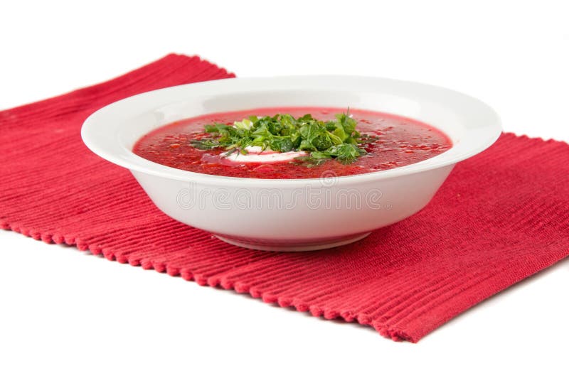 Borscht Soup stock photo. Image of parsley, beautiful - 24984198