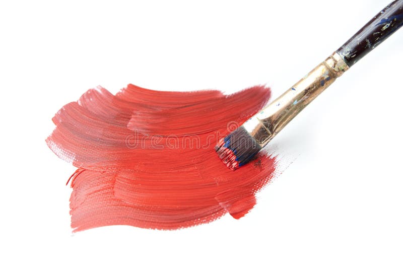 borste isolerad paintbrushslaglängdwhite royaltyfri bild borste isolerad paintbrushslaglängdwhite royaltyfri bild